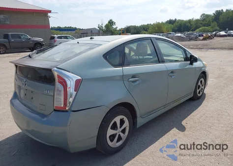 2012 Toyota Prius Two из США, поврежденный, VIN JTDKN3DUXC5446592